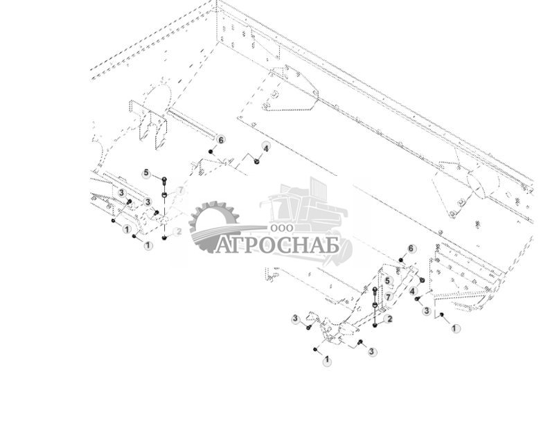 Крепежные детали, зерновой бункер - ST830175 785.jpg